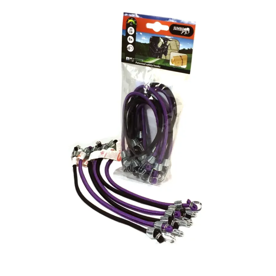 Aanhanger Accessoires > Jumbo Bagagespin 2 haken 25 cm 8 stuks