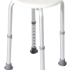 Basic douchestoel zitting rond H= 38-51 cm 100 kg