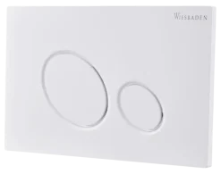 Bedieningspaneel X10 glanzend wit voor inbouwreservoir UP100