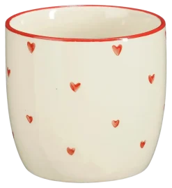 Beker donker rood - h9xd9cm