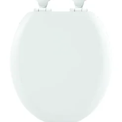 Bemis Chicago wc bril hout wit met softclose en quick release