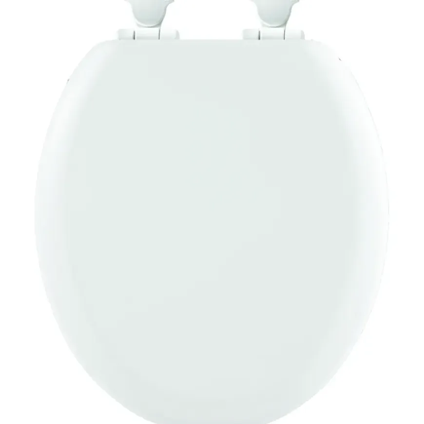 Bemis Chicago wc bril hout wit met softclose en quick release
