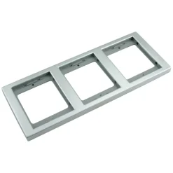 Afdekramen|Inbouw Schakelmateriaal > Berker K5 Afdekraam 3-voudig RVS