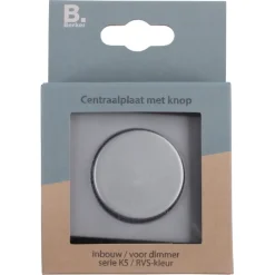Dimmers|Inbouw Schakelmateriaal > Berker K5 Centraalplaat Dimmer RVS