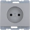 Inbouw Schakelmateriaal|Stopcontacten & Overige Contactdozen > Berker K5 Enkel Stopcontact RVS