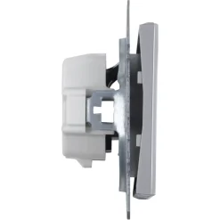 Inbouw Schakelmateriaal|Stopcontacten & Overige Contactdozen > Berker K5 Enkel Stopcontact RVS