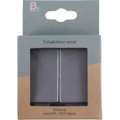 Schakelaars|Stopcontacten & Overige Contactdozen > Berker K5 Serieschakelaar RVS
