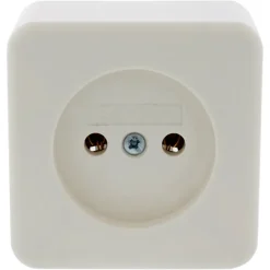 Opbouw Schakelmateriaal|Stopcontacten & Overige Contactdozen > Berker Opbouw Enkel Stopcontact Wit