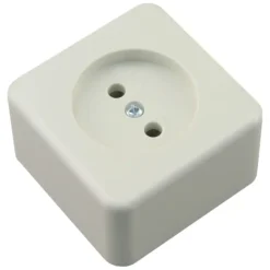 Opbouw Schakelmateriaal|Stopcontacten & Overige Contactdozen > Berker Opbouw Enkel Stopcontact Wit