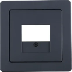 Afdekramen|Inbouw Schakelmateriaal > Berker Q1 Afdekplaat USB Antraciet