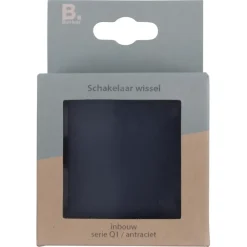 Schakelaars > Berker Q1 Wisselschakelaar Antraciet