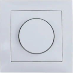 Dimmers|Inbouw Schakelmateriaal > Berker S.1 Centraalplaat met Dimmerknop Wit