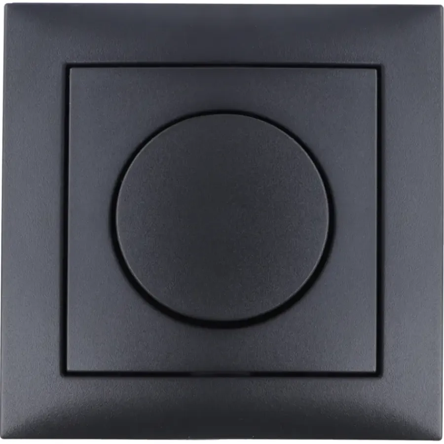 Dimmers|Inbouw Schakelmateriaal > Berker S.1 Centraalplaat met Dimmerknop antraciet