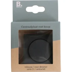 Dimmers|Inbouw Schakelmateriaal > Berker S.1 Centraalplaat met Dimmerknop antraciet