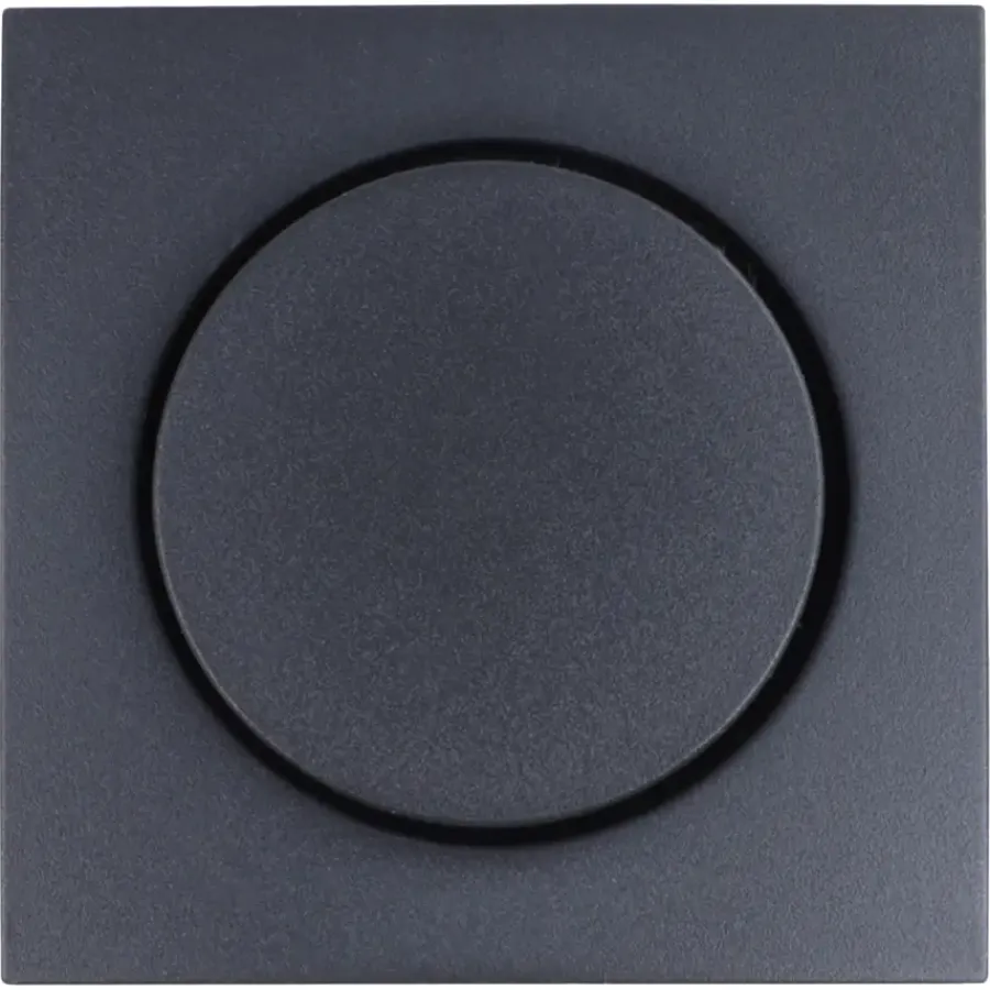 Dimmers|Inbouw Schakelmateriaal > Berker S.1 Centraalplaat met Dimmerknop antraciet