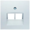 Inbouw Schakelmateriaal|Opbouw Schakelmateriaal > Berker S1 Centraalplaat UTP Wit