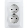 Inbouw Schakelmateriaal|Stopcontacten & Overige Contactdozen > Berker S.1 Dubbel Geaard Stopcontact Wit