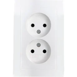 Inbouw Schakelmateriaal|Stopcontacten & Overige Contactdozen > Berker S.1 Dubbel Stopcontact Wit