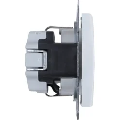 Inbouw Schakelmateriaal|Stopcontacten & Overige Contactdozen > Berker S.1 Enkel Geaard Stopcontact Wit