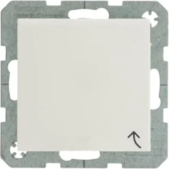 Inbouw Schakelmateriaal|Stopcontacten & Overige Contactdozen > Berker S.1 Enkel Geaard Stopcontact met Klepje Wit