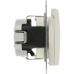 Inbouw Schakelmateriaal|Stopcontacten & Overige Contactdozen > Berker S.1 Enkel Geaard Stopcontact met Klepje Wit