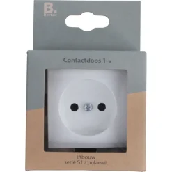 Inbouw Schakelmateriaal|Stopcontacten & Overige Contactdozen > Berker S.1 Enkel Stopcontact Wit