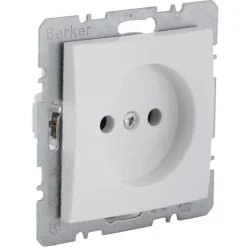 Inbouw Schakelmateriaal|Stopcontacten & Overige Contactdozen > Berker S.1 Enkel Stopcontact Wit