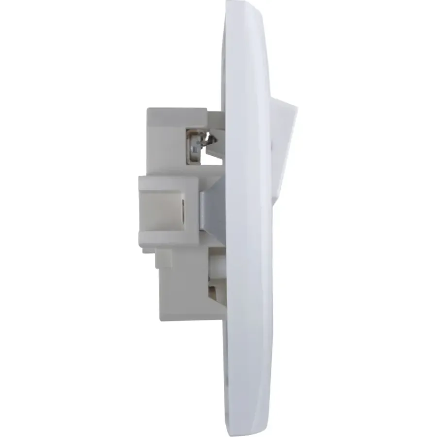 Inbouw Schakelmateriaal|Stopcontacten & Overige Contactdozen > Berker S.1 stopcontact met serieschakelaar wit
