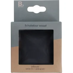 Schakelaars > Berker S.1 wisselschakelaar antraciet