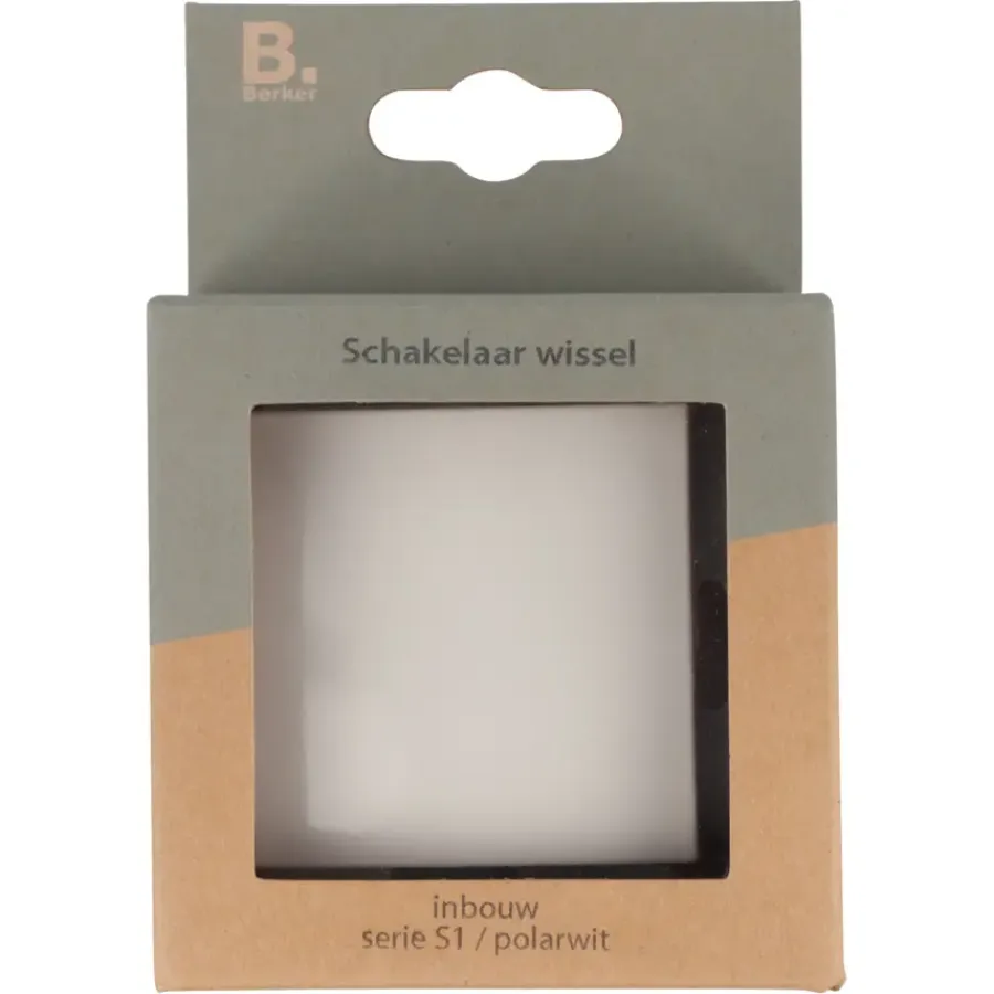 Schakelaars > Berker S.1 wisselschakelaar wit