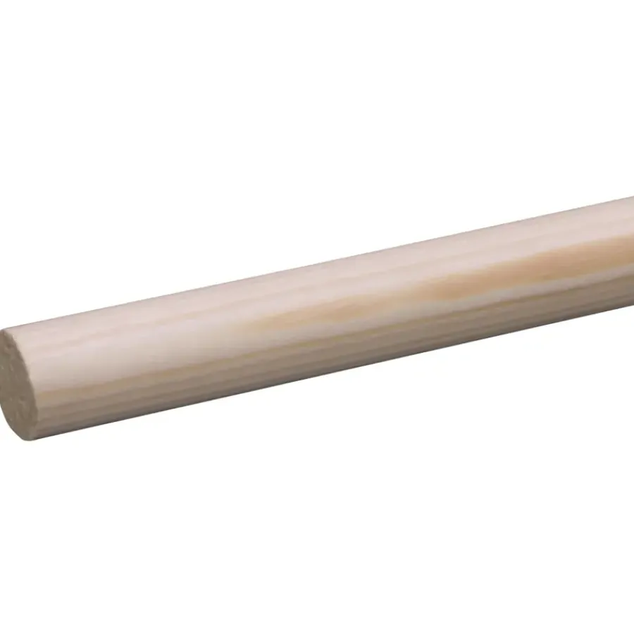 Houtenprofielen|Overgangsprofielen > Geen Bezemsteel 22 mm 120 cm