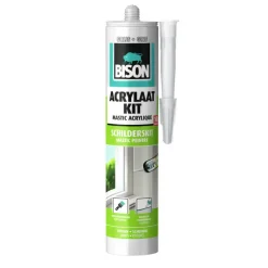 Toebehoren En Benodigdheden > Bison acrylaatkit universeel koker grijs 300 ml