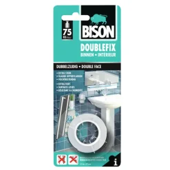 Montagetape > Bison doublefix binnen blister 19 mm x 1,5 m