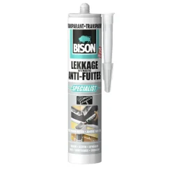 Dak- En Gootreparatie|Toebehoren En Benodigdheden > Bison lekkagekit transparant koker 300 ml