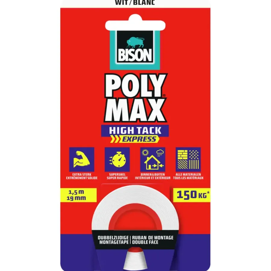 Montagetape > Bison Polymax high tack express montagetape wit