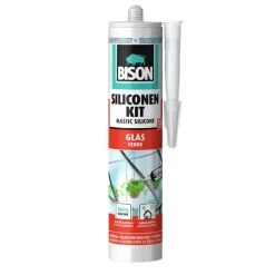 Toebehoren En Benodigdheden > Bison siliconenkit glas transparant 300 ml