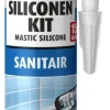 Toebehoren En Benodigdheden > Bison siliconenkit sanitair zwart koker 300 ml