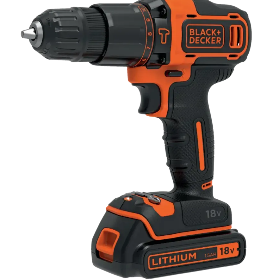Accuboormachines|Boormachines > BLACK+DECKER accuklopboormachine BDCHD18KB-QW
