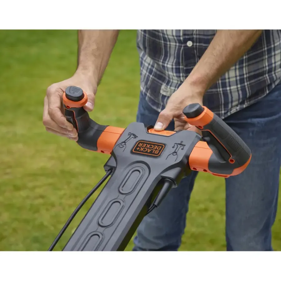 Grasmaaiers > BLACK+DECKER elektrische grasmaaier BEMW481ES-QS 42cm 1800W