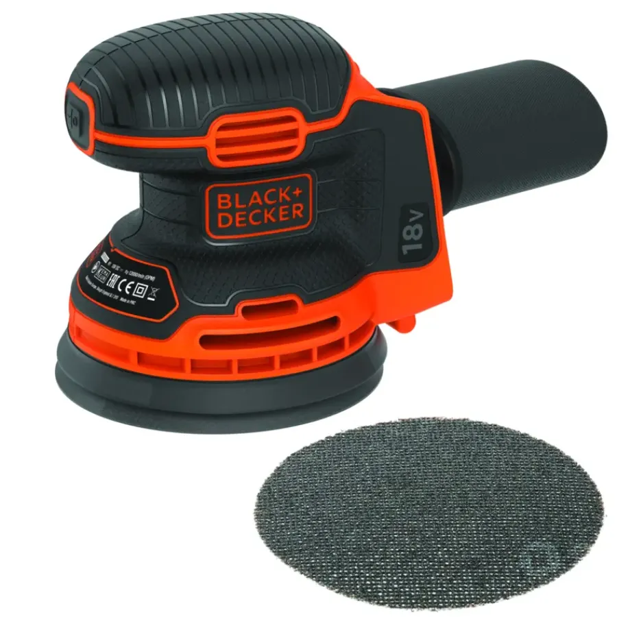 Accu Schuurmachine|Schuurmachines > BLACK+DECKER excentrische schuurmachine 18V BDCROS18N-XJ zonder accu