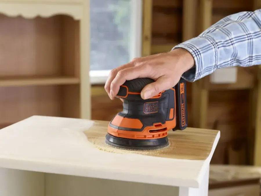 Accu Schuurmachine|Schuurmachines > BLACK+DECKER excentrische schuurmachine 18V BDCROS18N-XJ zonder accu