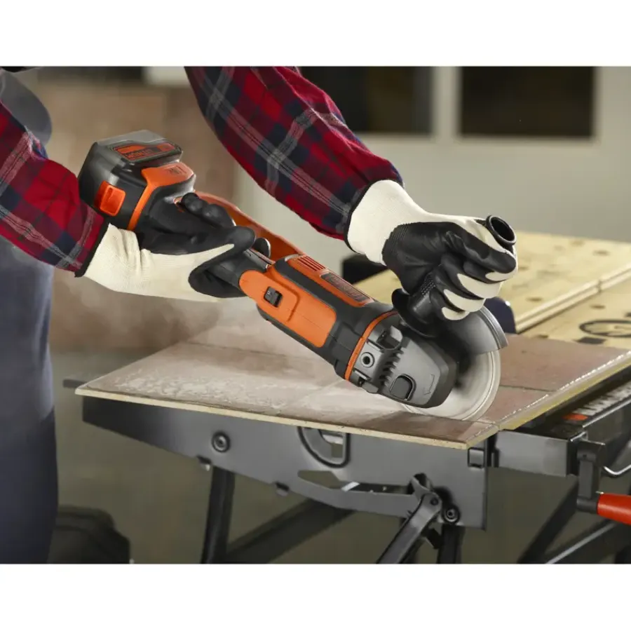 Accu Haakse Slijper|Frees, Slijp & Schaafmachines > BLACK+DECKER haakse slijper / slijptol 18V BCG720N-XJ