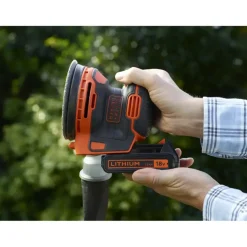 Accu Schuurmachine|Schuurmachines > BLACK+DECKER 18V excentrische accuschuurmachine BDCROS18-QW