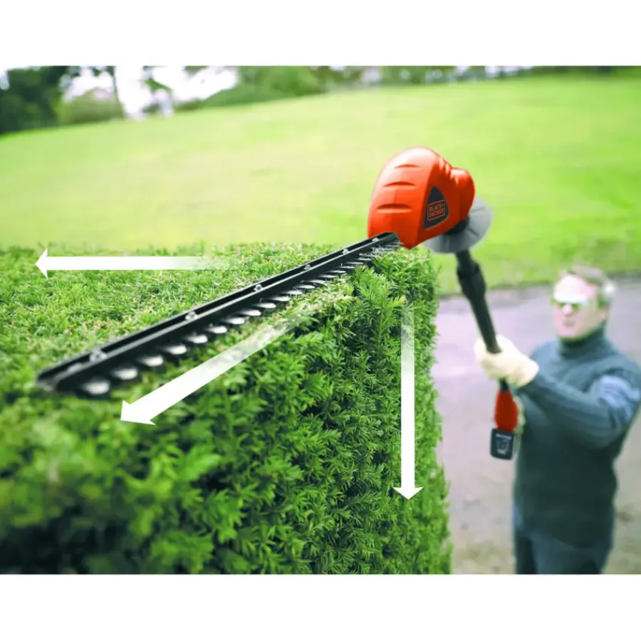 Heggenscharen > BLACK+DECKER 18V heggenschaar GTC1843L20 op steel 43cm incl. 2.0 Ah accu