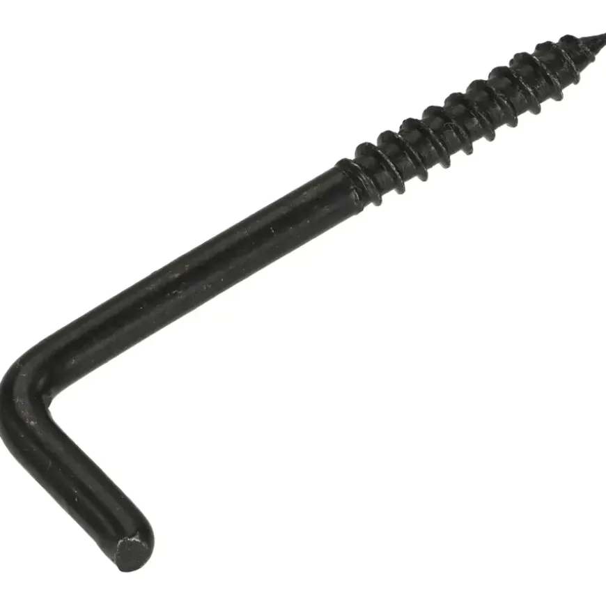 Blackline schroefduim zwart 4x60 mm 10 stuks