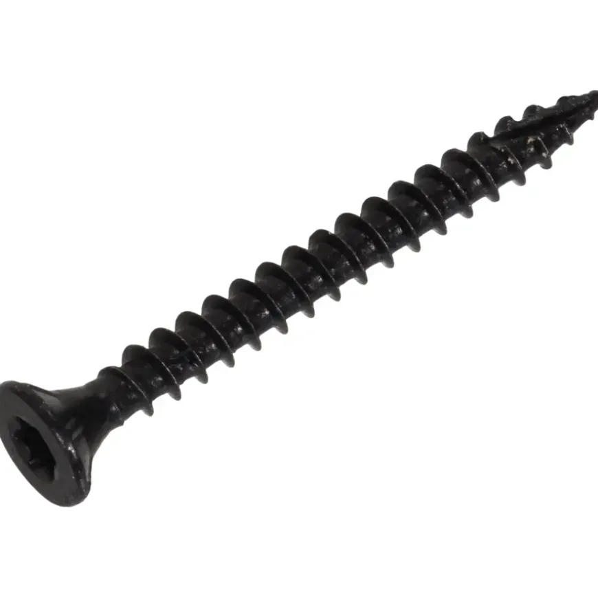 Blackline spaanplaatschroef zwart TX-20 4.0x40 mm 100 stuks