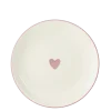 Bord hart roze - h1,5xd20,5cm