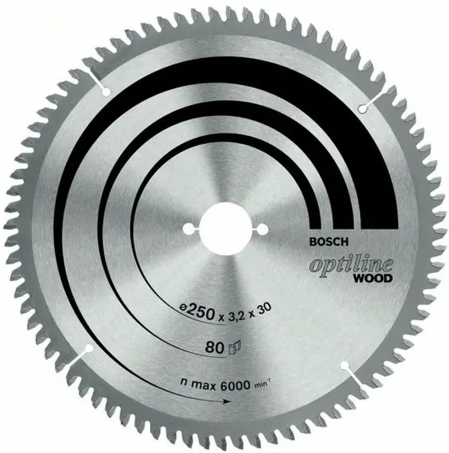 Zaagbladen > Bosch cirkelzaagblad Optiline voor hout 40 tanden - 254 x 30 x 2,8 mm