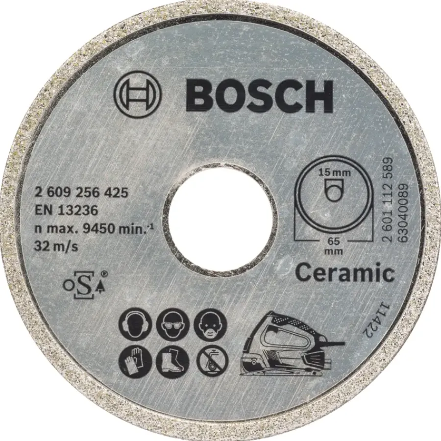 Zaagbladen > Bosch diamantschijf 65x15 mm voor PKS 16