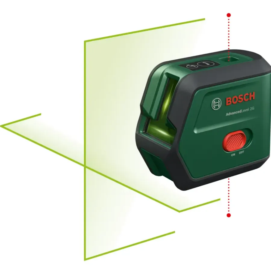 Kruislijnlasers|Waterpassen > Bosch kruislijnlaser AdvancedLevel 2G - Set